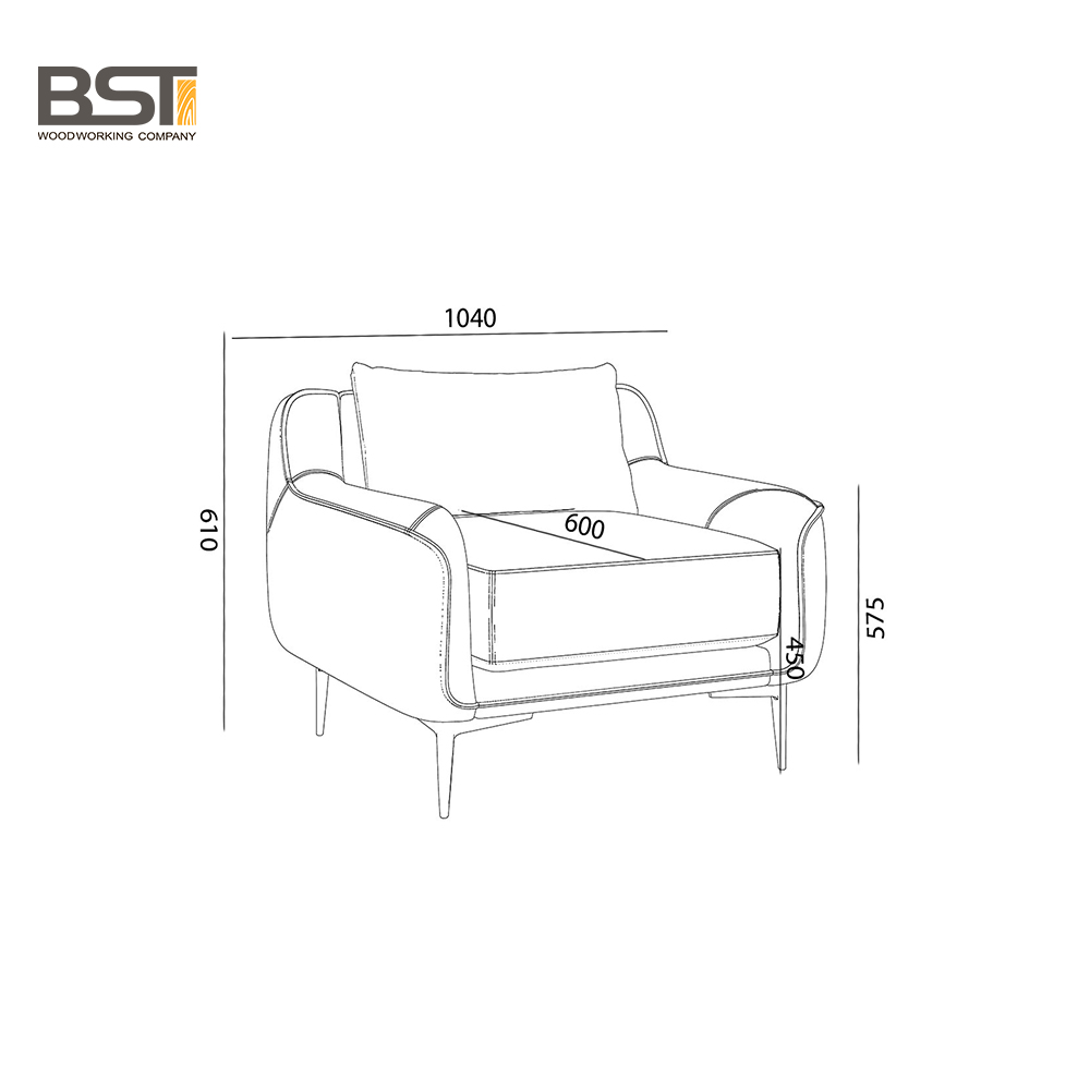 Dan armchair - Фото 9
