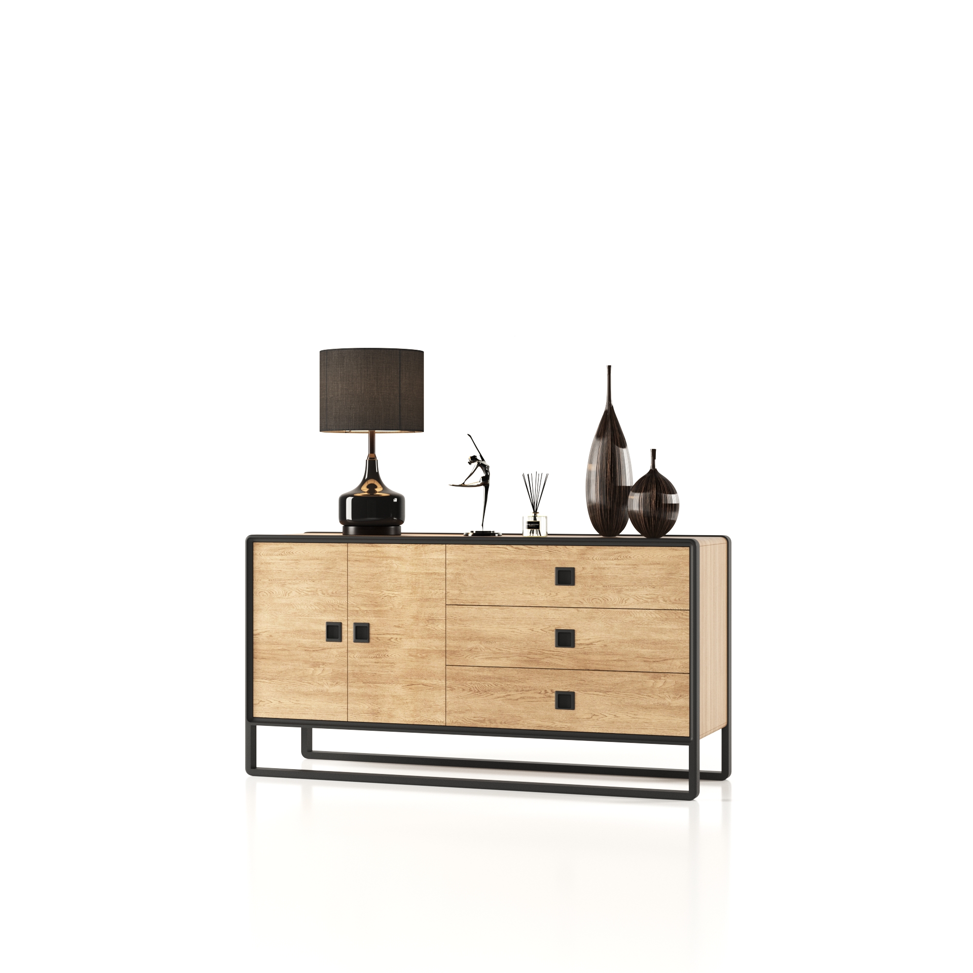 Liberty 3 Drawer 2 Door Chest - Фото 1